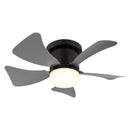 ventilatore compatto con luce per camera studio e ambienti interni moderni con regolazione luce calda neutra fredda