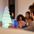 Snowy 100 Cable - Lampada in plastica luminosa, forma ad albero di Natale, IP65 da esterno, altezza 100cm, 2xE27 8W luce fredda incluse, Newgarden