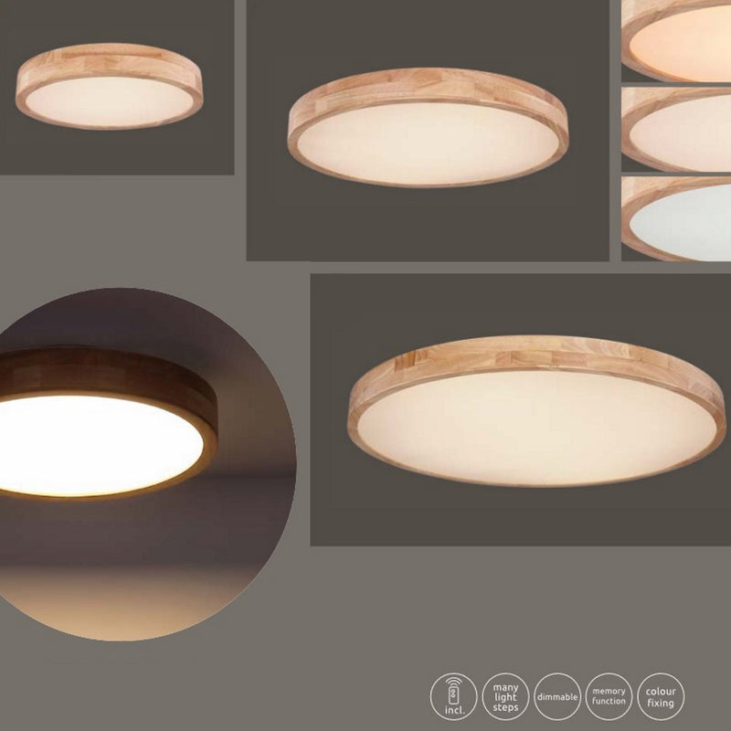 Rainer Legno | Plafoniere LED Moderne | Globo Lighting
