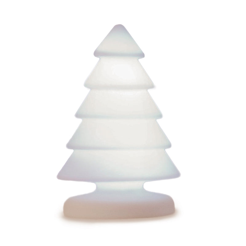 Snowy 40 Cable - Lampada in plastica luminosa ad albero di Natale, IP20, altezza 38cm, 1xE27 5W luce fredda inclusa, Newgarden