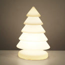 Snowy 40 Cable - Lampada in plastica luminosa ad albero di Natale, IP20, altezza 38cm, 1xE27 5W luce fredda inclusa, Newgarden