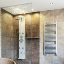 faretto quadrato ip65 per controsoffitto bianco modello viper profondità 10 cm