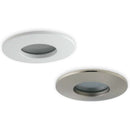 faretto viper tondo ip65 bianco da incasso foro 74 mm compatibile gu53 e gu10