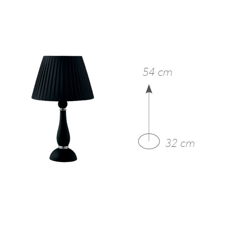 I-ALFIERE/L1 NERO | Lume lampada | Luce ambiente design