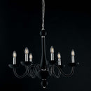 I-ALFIERE/6 NERO | Lampadario classico | Fan Europe