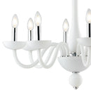 I-ALFIERE/8 BCO | Lampadario chandelier | Fan Europe