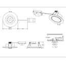 Rila | Illuminazione LED da incasso | Trio Lighting