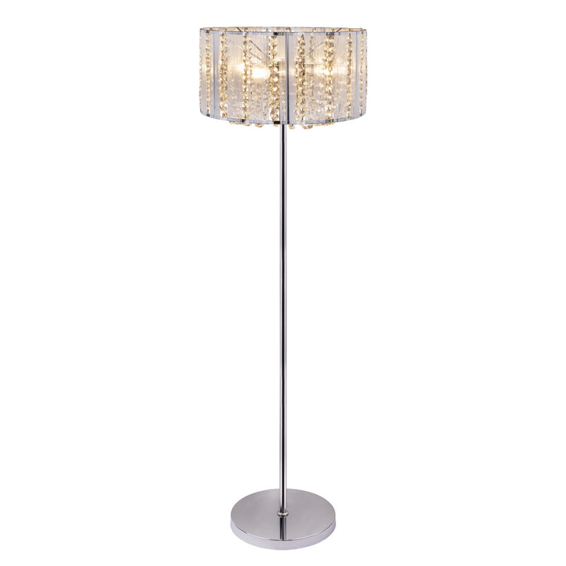 Walla 15091S | piantana elegante | Cristalli e vetri | Globo Lighting