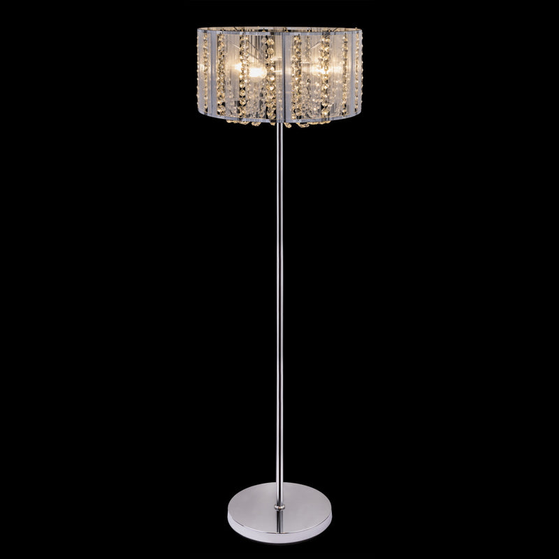 Walla 15091S | Lampada da terra con cristalli | Globo Lighting
