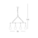 Lampadario Amarcord | Dimensioni | Fan Europe