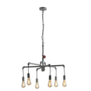 I-AMARCORD-S6 ZN | Lampadario industrial vintage | Luce Ambiente Design
