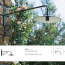 lampada da muro stile rustico in alluminio per facciate e porticati