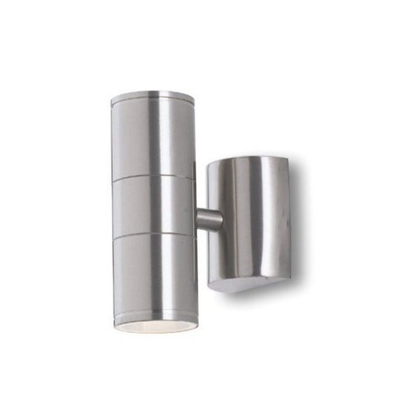 applique da esterno jump in acciaio inox con doppia illuminazione su e giù