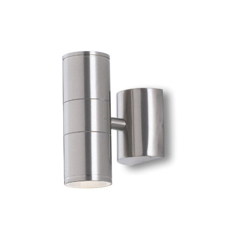applique da esterno jump in acciaio inox con doppia illuminazione su e giù
