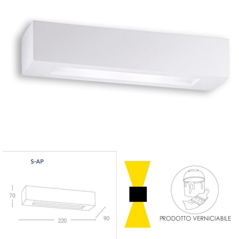 I-CANDIDA-S-AP | Lampade in gesso | Fan Europe