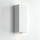 lampada da parete in gesso verniciabile con illuminazione bidirezionale e stile moderno