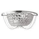 applique vienna classica chic 2 luci in metallo cromato con cristalli k9
