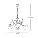 I-AUTUNNO/3 | Lampadario rustico | Fan Europe