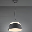 Lampadario a sospensione moderno cono nero Ø 45cm, 3 luci