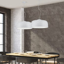 illuminazione moderna lampadario baron bianco per uffici e cucina
