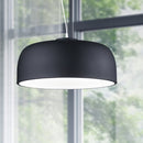 lampadario a sospensione da cucina nero opaco 