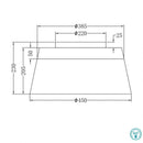 Baroness 608900342 | Plafoniera nera | Illuminazione moderna | Trio Lighting