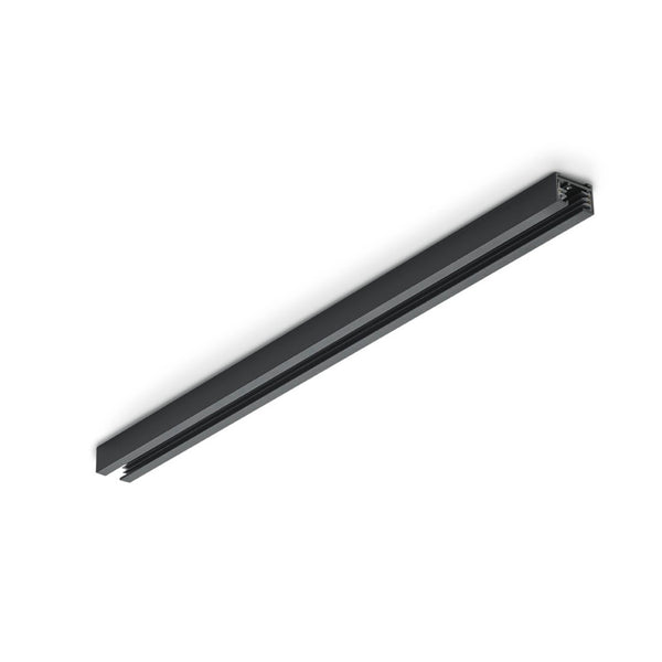 Binario bifase DUOline 50 cm 230V per faretti e sospensioni LED, nero