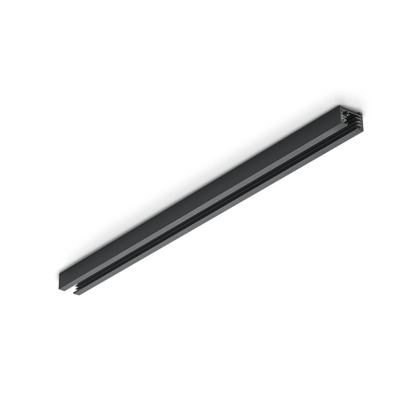 Binario bifase DUOline 50 cm 230V per faretti e sospensioni LED, nero