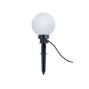 Lampada da giardino Bolo sfera Ø20 cm in policarbonato bianco