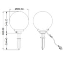 Bolo R57043001 Lampada decorativa da esterno Bolo in policarbonato resistente