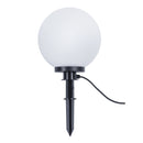 Lampada da giardino Bolo sfera Ø30 cm in policarbonato bianco