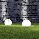 Lampada sferica da esterno IP44 con picchetto e cavo 5 metri