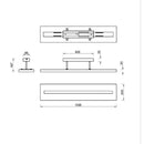 Plafoniera moderna Brad con LED integrato 3 livelli di luce e garanzia 5 anni