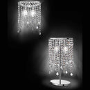 lampade breeze in metallo cromato per illuminazione da interno in camera e soggiorno