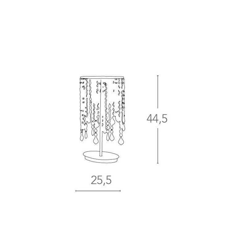 I-BREEZE/L2-ORO | Lampada cristalli oro | Fan Europe