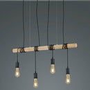 Brody R30244032 | Lampadario in legno | Lampadari vintage