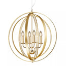 Candela 102000403 | Lampadario oro | Trio Lighting