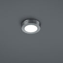 Plafoniera LED 5,5W Ø12cm acciaio