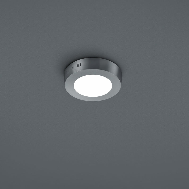 Cento - Plafoniera LED 5,5W Ø12cm acciaio