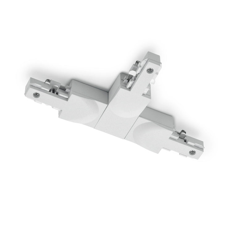 Connettore a T con alimentazione esterna per sistema Duoline bianco