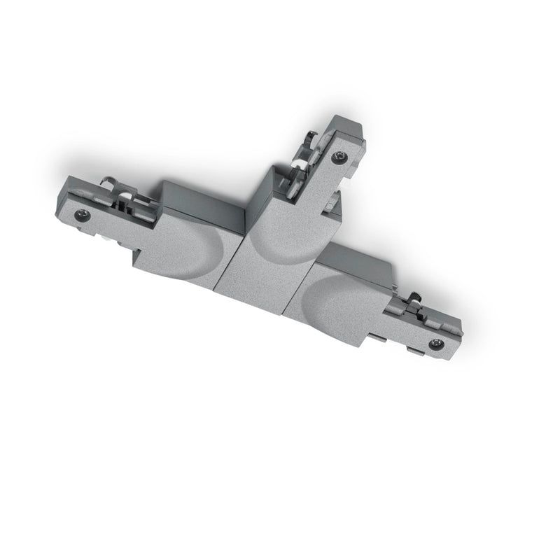 Connettore a T con alimentazione esterna per sistema Duoline grigio