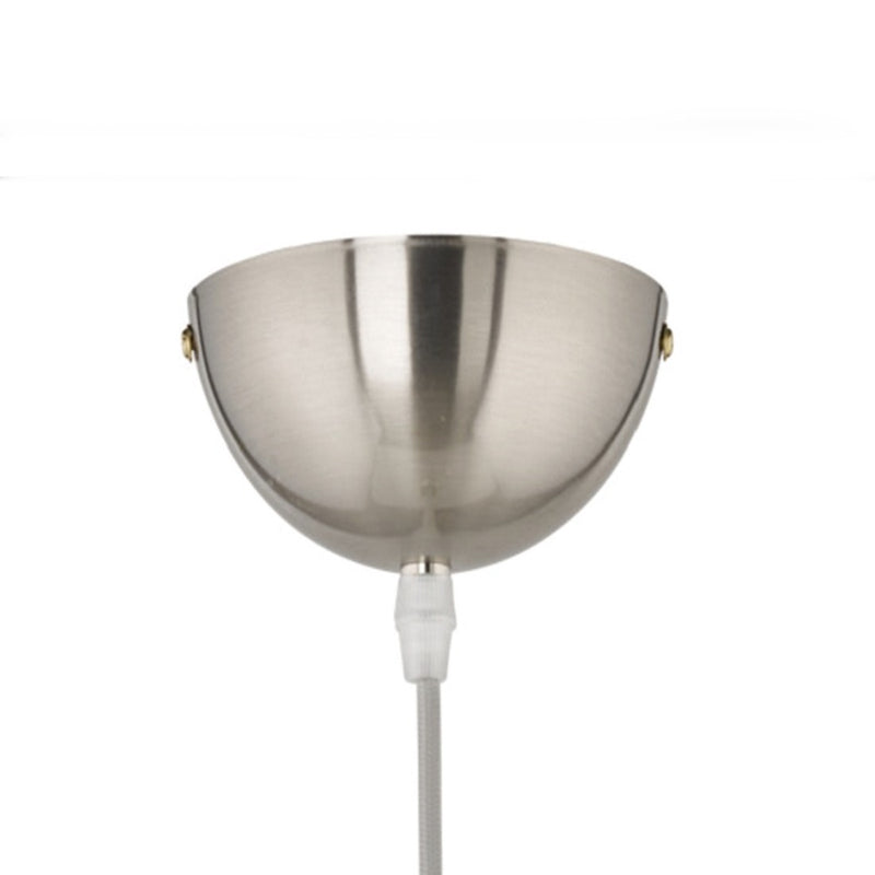 Kord -  Lampadario a sospensione singola acciaio satinato minimale