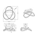 Plafoniera Course | Illuminazione LED Moderna | Trio Lighting