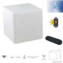 cubo luminoso geco 30 cm rgb solare per giardino lounge