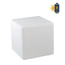 cubo luminoso led solare ricaricabile rgb da quaranta centimetri