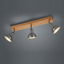 Faretto Delhi 3 luci vintage orientabili codice 803400367 by Trio Lighting