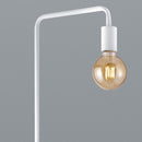 Diallo - Lampada da terra minimal, piantana moderna bianca