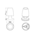 Doro R57051101 | Lampada LED ricaricabile | RL Lighting