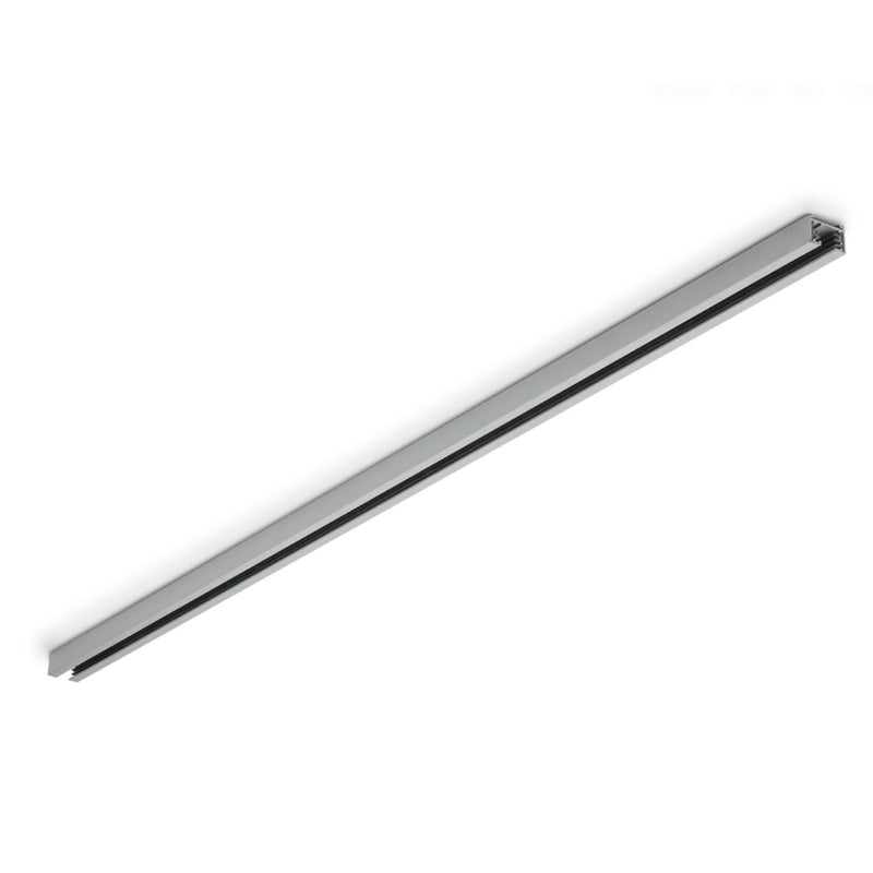 binario da 100 cm acciaio satinato per sistema di illuminazione 220V Duoline di Trio Lighting