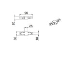 Duoline | Connettore Lineare | Trio Lighting 